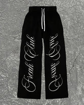 Plus Size Men Fashion Letter Element Style Pants